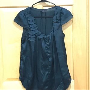 BOGO Gap ruffle and button blouse top